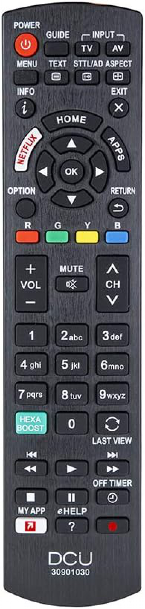 Mando a distancia para televisor Dcu para Panasonic